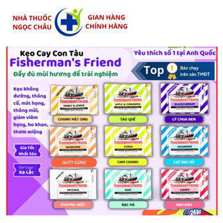  Kẹo Cay Con Tàu Fisherman's Friend nhiều mùi vị 