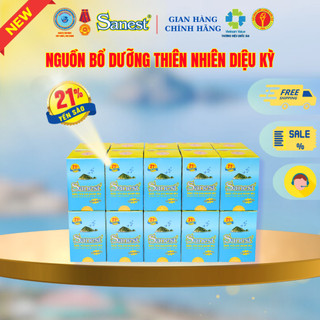   NEW   Combo 20 lọ  Nước Yến sào Khánh Hòa Sanest 21% - Dành cho Người Cao Tuổi - Không đường 