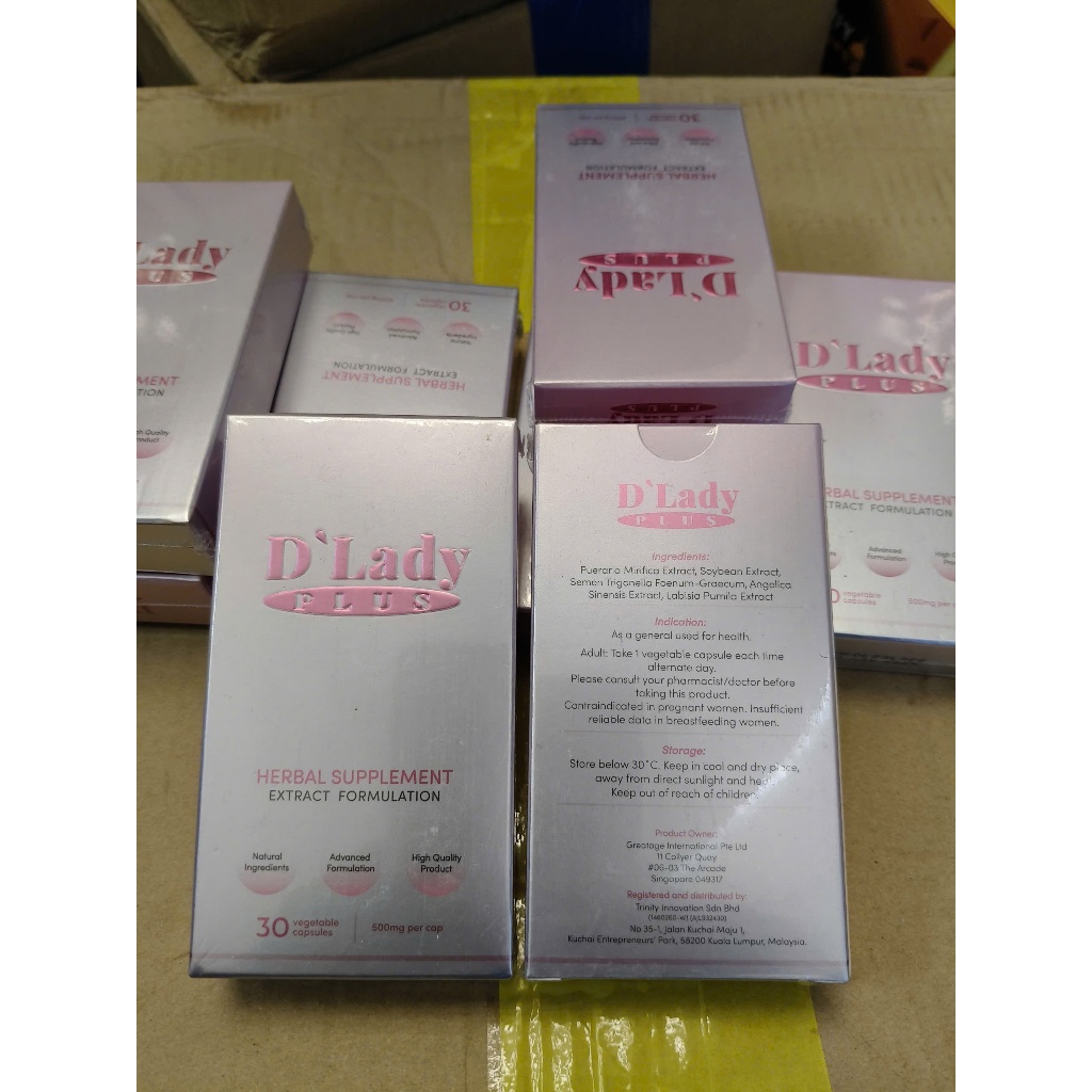 Combo 2 hộp D'Lady giúp cân bằng nội tiết tố cho cơ thể an toàn hiệu quả