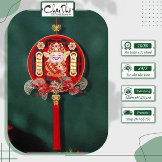 Ông Thần Tài Hoa Kim Tiền Lắc Lư Trang Trí Tết 2025, Thần Tài Lắc Đầu Decor Mang Lại May Mắn Thịnh Vượng, Chu Thị Stor