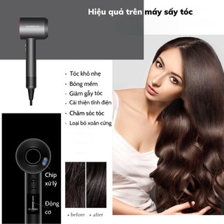 Máy Sấy Tóc 2 Chiều Ion Âm METIS Công Suất 1600w 2 Chiều Nóng Lạnh Tạo Kiểu Chuẩn Salon