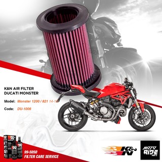 K&N DU-1006 LỌC GIÓ ĐỘ CHO DUCATI HYPERSTRADA 821 / 939 / 950