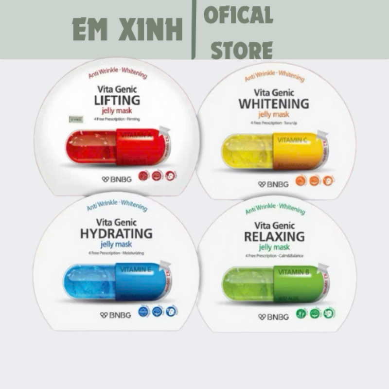 Mặt nạ dưỡng da BNBG tách lẻ 1 miếng