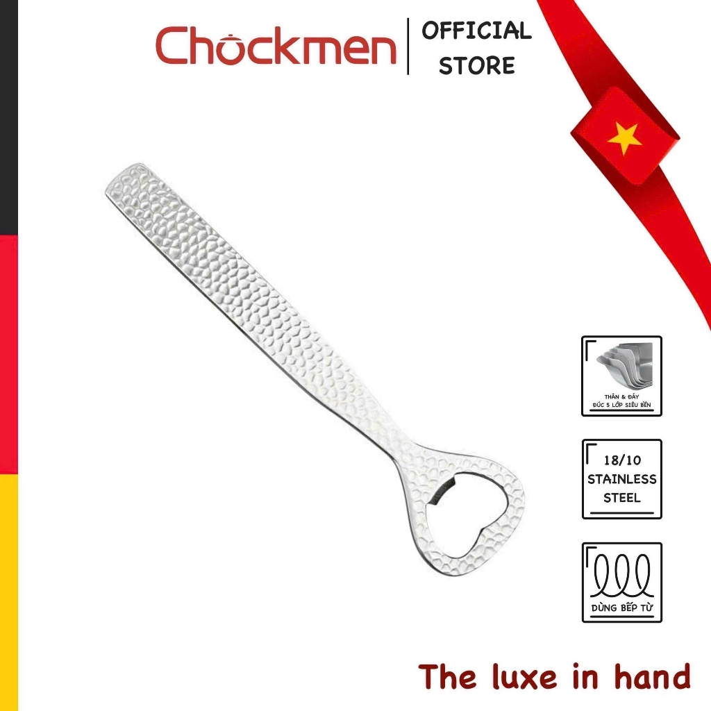 Dụng Cụ Mở Nắp Chai CHOCKMEN Inox 18/10 Dụng Cụ Mở Bia Dụng Cụ Mở Lon Dụng Cụ
