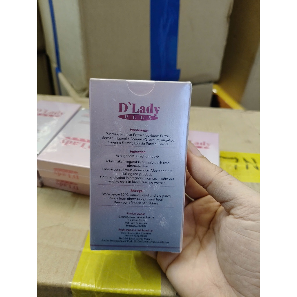 Combo 5 hộp Viên uống D'Lady tăng cường chức năng sinh lý phụ nữ , hỗ trợ cãi thiện sức khỏe