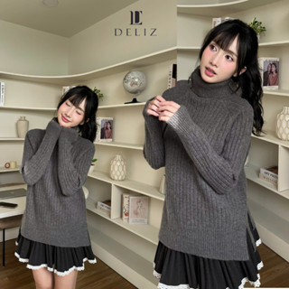 Áo len cổ lọ 5 phân basic nhiều màu chất long thỏ mịn siêu ấm hottrend thu đông hàn quốc DELIZ AL43