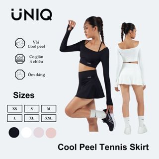 Set Váy Pickleball Nữ UNIQ Cool Peel - Áo Tay Dài Xỏ Ngón & Chân Váy