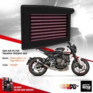 K&N TB-6621 LỌC GIÓ CHO TRIUMPH TRIDENT 600 / TIGER 660