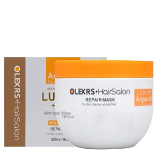 [Choice] Kem ủ tóc phục hồi siêu mượt Olexrs Hair Salon MNX05 Luxury Repair Mask 500ML