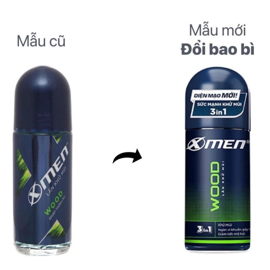Lăn khử mùi Xmen Wood 50ml