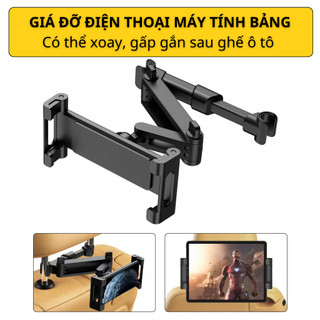 Kẹp giữ điện thoại ipad trên ô tô cho ghế sau, Giá đỡ máy tính bảng xe hơi cao cấp