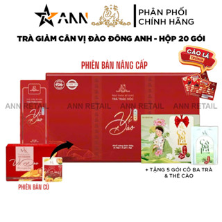 [Tặng Detox] Trà Giảm Cân Vị Đào Đông Anh MN Beauty Phiên Bản Mới - Giảm Cân Nguyễn Huỳnh Như Collagen X3