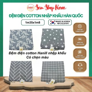 (ĐỆM NHẬP KHẨU) Đệm Điện Vải Cotton Hanil Hàn Quốc Bảo Hành 12 Tháng - An Toàn Tiết Kiệm