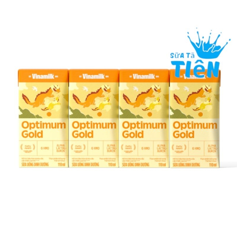 Sữa bột pha sẵn Optimum Gold 110ml (4 hộp)