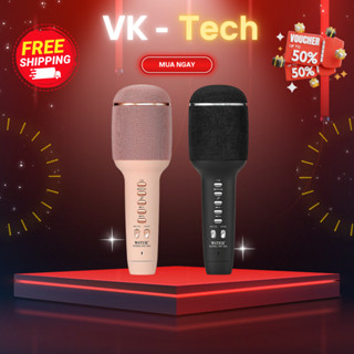 Micro Karaoke Bluetooth Cầm Tay WS-900 Nâng Giọng Cực Chất Kiêm Loa Bluetooth Kết Nối 2 Mic Song Ca Âm Thanh Siêu Đỉnh