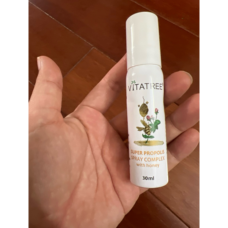 Xịt họng keo ong Vitatree Super Propolis Spray Complex with honey, giảm ho