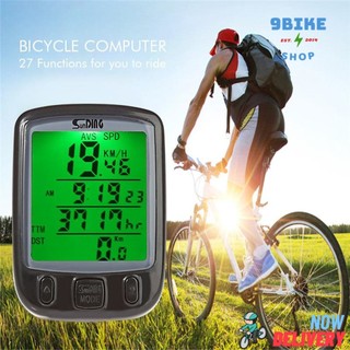 Đồng hồ tốc độ xe đạp có dây Sunding 563A