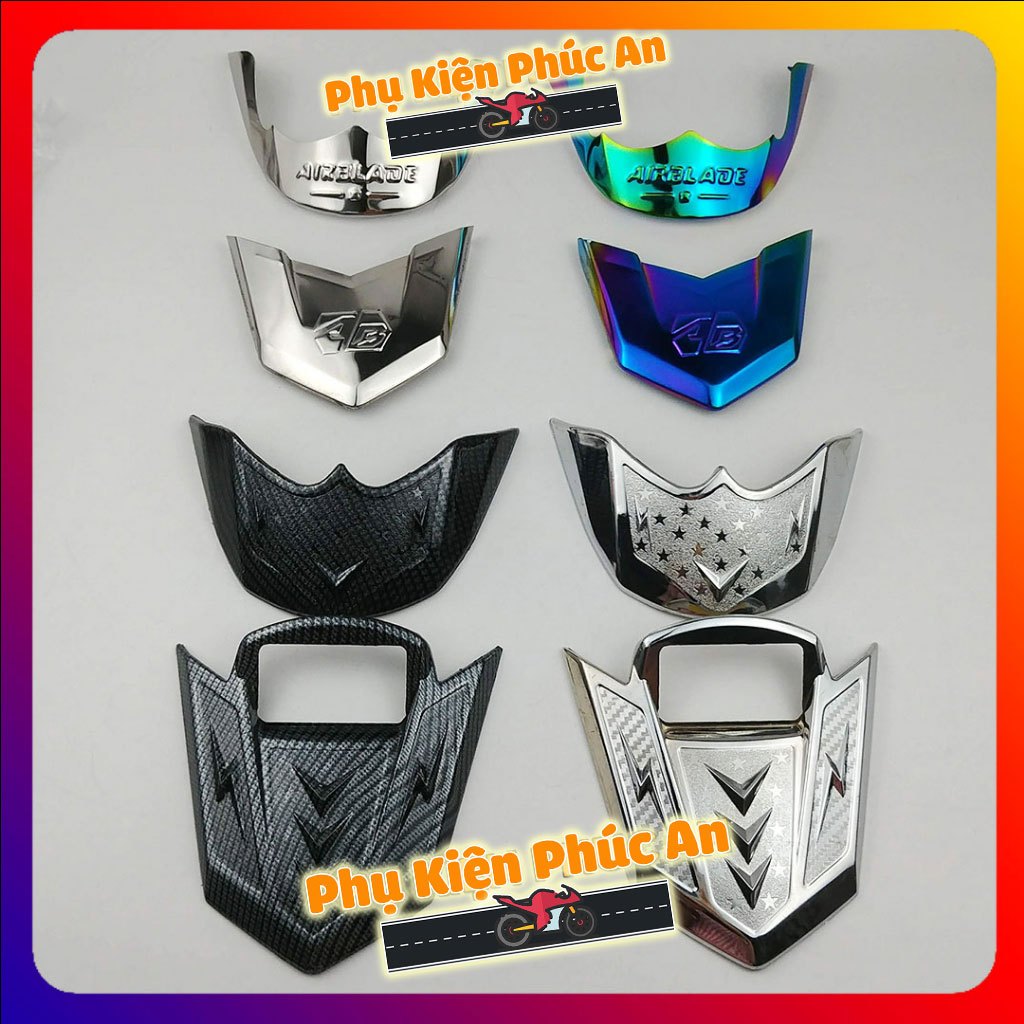 Bộ ốp mỏ đuôi dè xe AB 125 150 năm 2020 2021 nửa đầu 2022 arblade inox carbon titan chỉ mũi chắn bùn