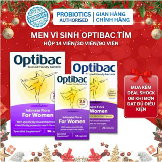  Optibac tím 14 30 viên  Optibac phụ khoa  chính hãng UK 