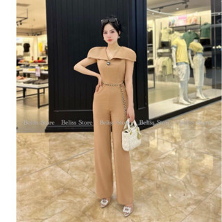 (2 màu) Jumpsuit nữ dài đẹp set jum ống rộng cao cấp .Beliss Store. đồ bay công sở set đồ nữ sang thanh lịch tôn dáng