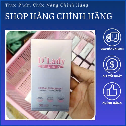 Combo 2 hộp Viên Uống D'Lady Plus Bitney tăng cường sức khỏe và cân bằng chức năng nội tiết tố