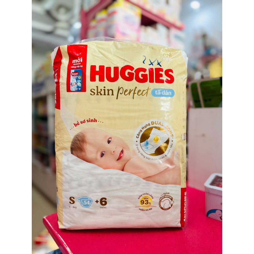 TÃ DÁN HUGGIES SKINPERFECT S54 MIẾNG