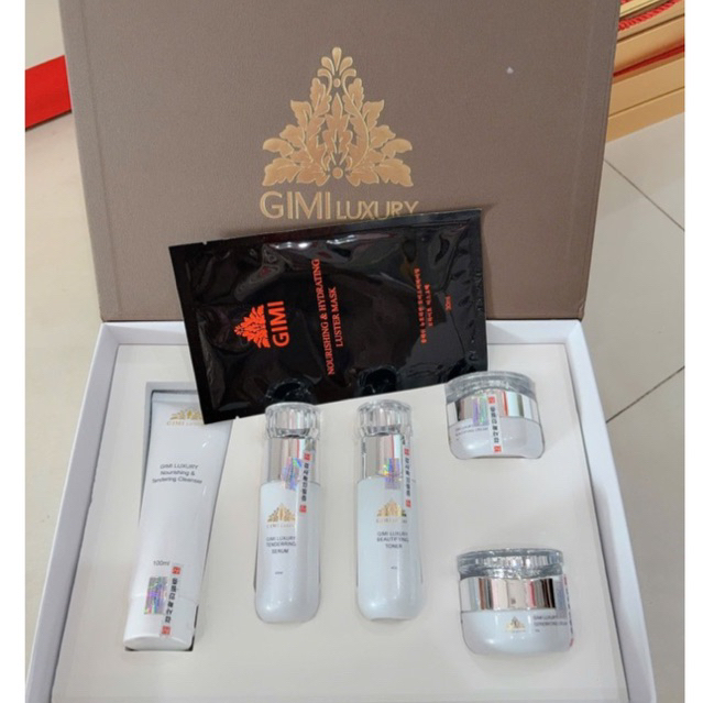 Bộ Kem Gimi Luxury Hàn Quốc 2024 ( Sữa Rửa Mặt Tuýp , Team Cũ 7 màu )