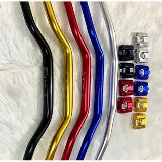 Combo ghi đông Trung Quốc rizoma + cùm nâng độ mọi dòng xe (hàng loại 1)