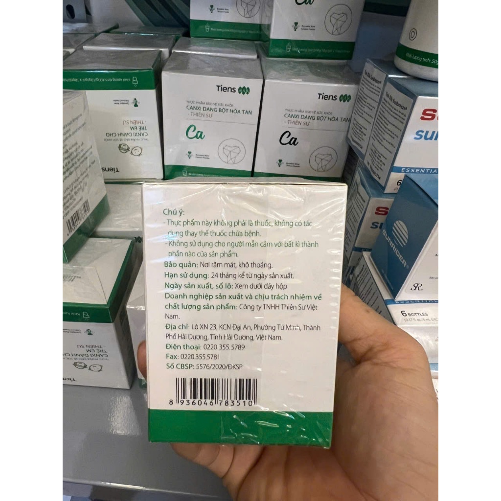 Canxi Thiên Sư người lớn Hộp 10 gói