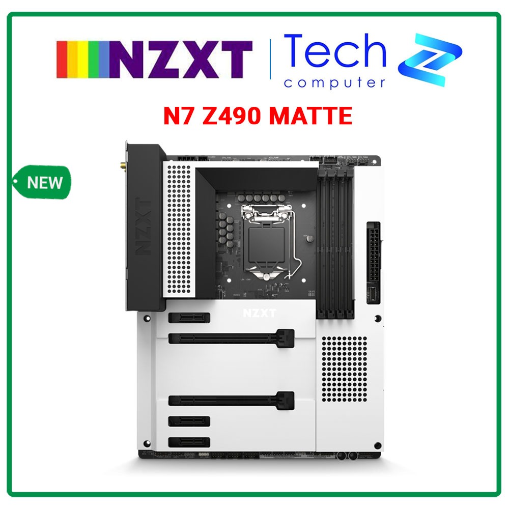 Mainboard NZXT N7 Z490 MATTE WHITE New Hãng (1c duy nhất)