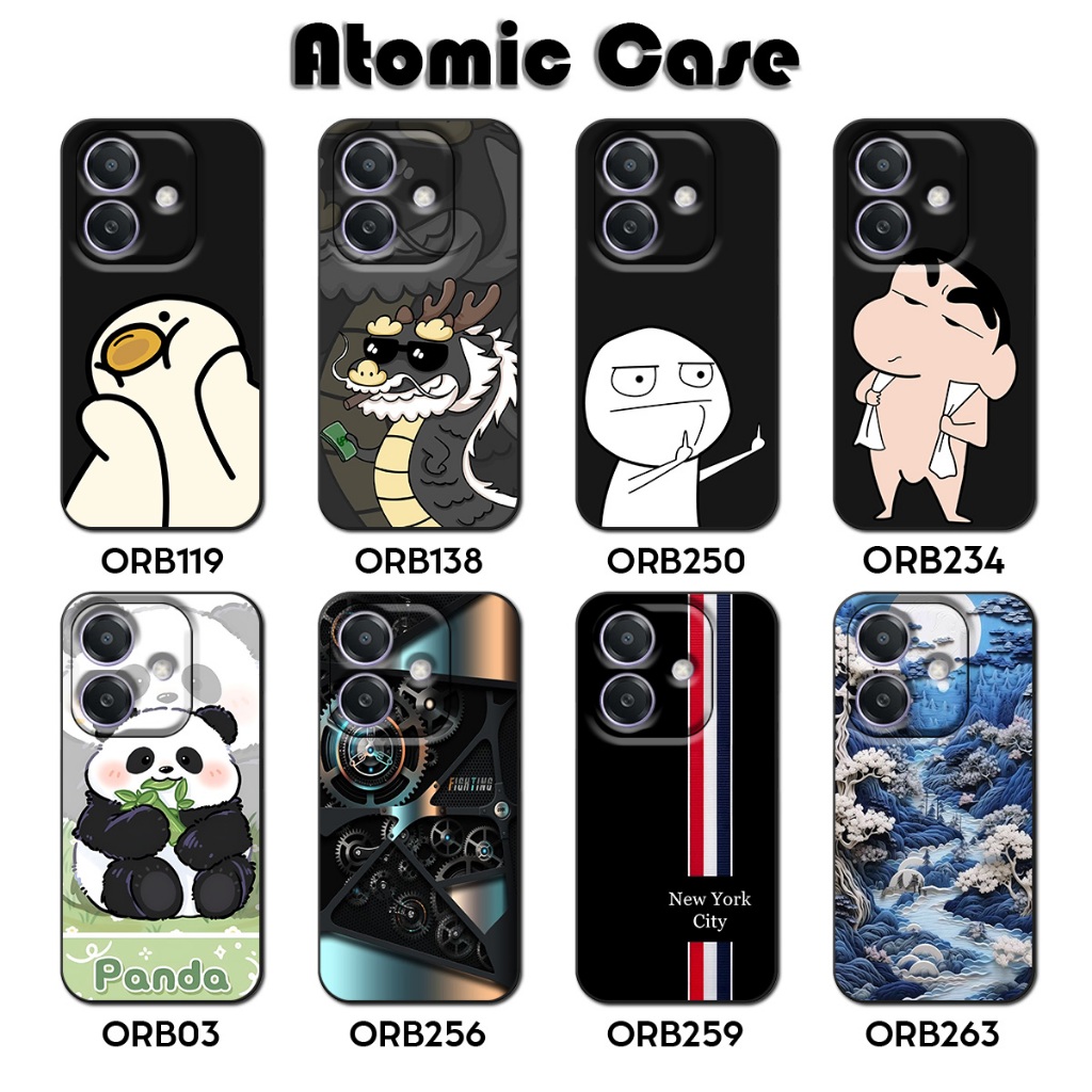 Ốp lưng Oppo A3X - Ốp Oppo A3X (2024) TPU dẻo in hình - Atomic Case