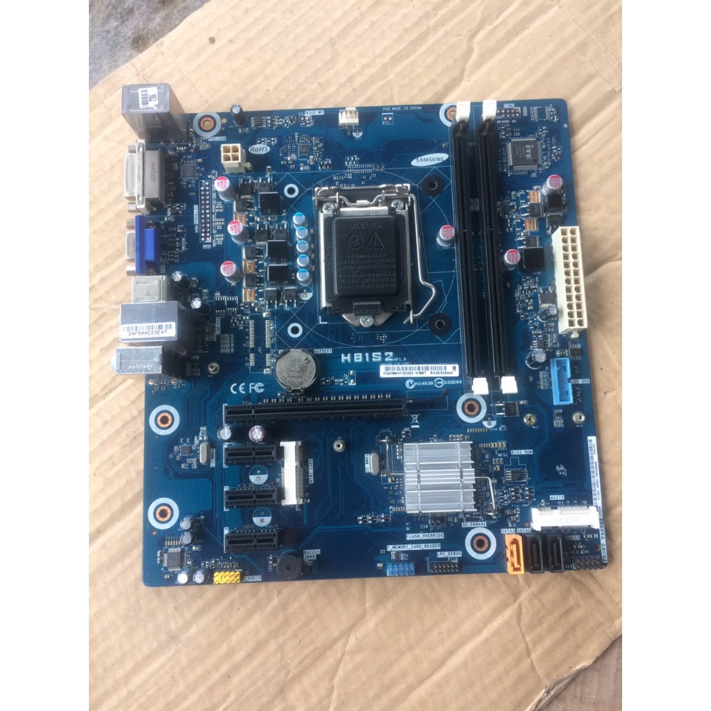 Mainboard  SAMSUNG H81 Box (VGA, DVI, LAN 1000Mbps, 2 khe RAM DDR3) BH 24T