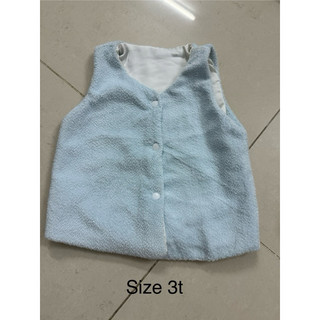 Áo gile lông mịn cho bé