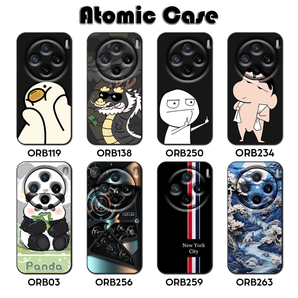 Ốp lưng Vivo X200 PRO MINI - Ốp Vivo X200 PRO MINI TPU dẻo in hình - Atomic Case