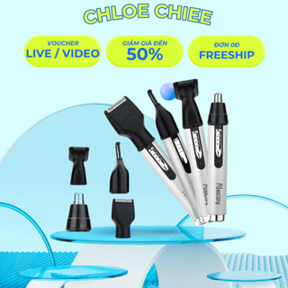 Máy Cạo Lông Mini Không Đau Alecoy Tẩy Lông Mặt Lông Nách Bikini Vùng Kín An Toàn Cho Nam Nữ Máy Cạo Lông Đa Năng 4 In 1