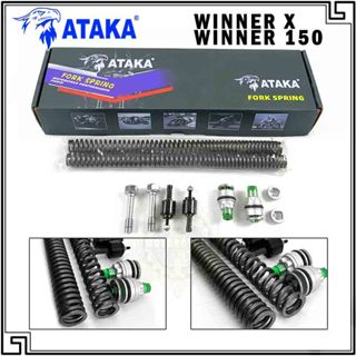 Bộ nâng cấp phuộc trước ATAKA xe  EX135/150 / RS150 / WINNER X/150 / VAIRO / MIO NVX155 / EXCITER 2010