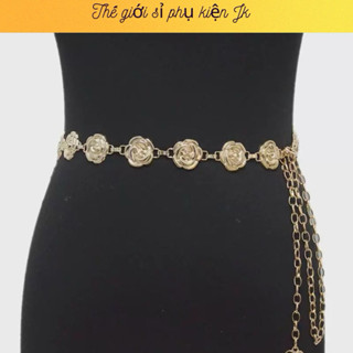  Thắt Lưng Nữ Dây Xích Hoa Trà  174pu  