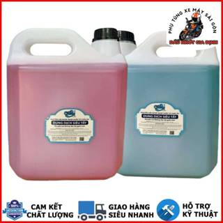 Nước rửa xe không chạm, tẩy lóc máy Ocean Clean 5 LÍT tẩy lốc xe máy, đầu bò xe, tẩy sắt, thép nhôm gỉ, tẩy kính