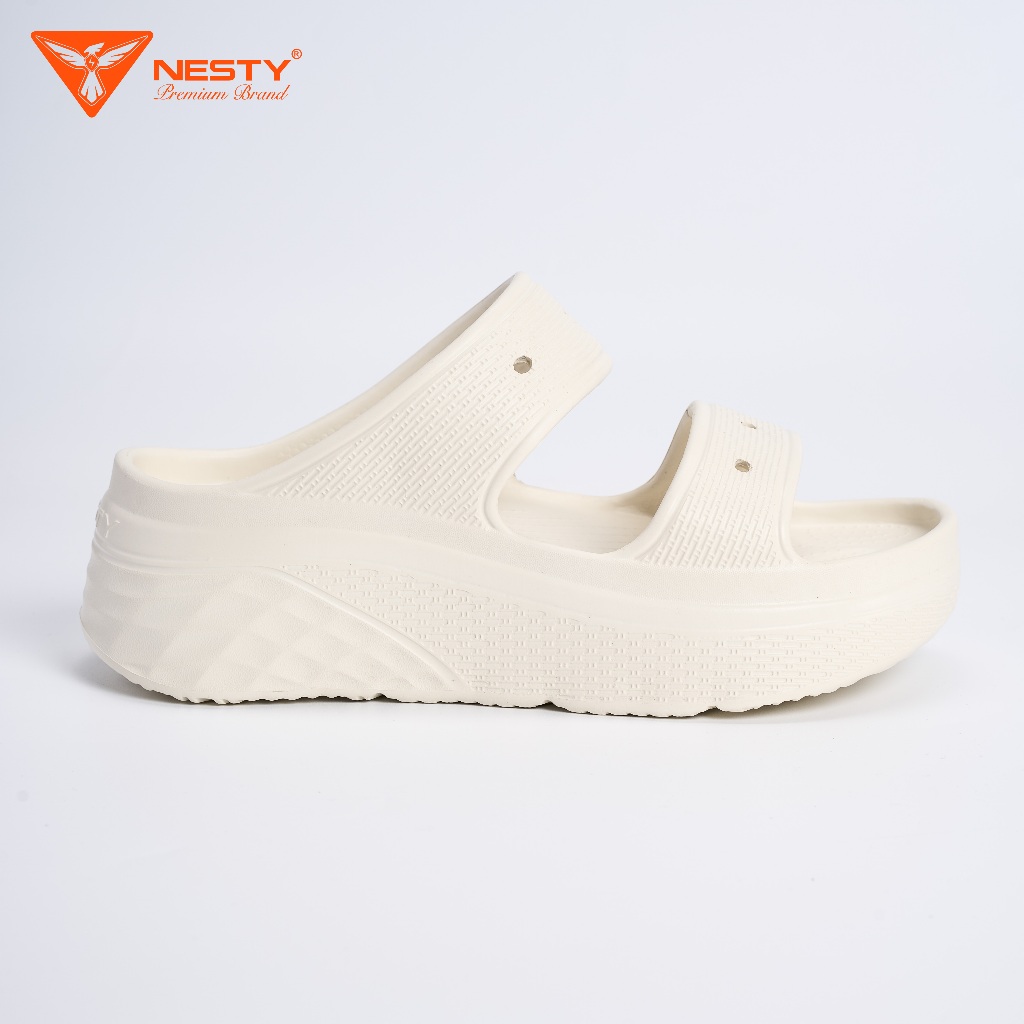 [NE19] [Tặng Charm] Dép Hai Quai Đế Cao 6cm Đúc Nguyên Khối Thương Hiệu NESTY | BigBuy360 - bigbuy360.vn