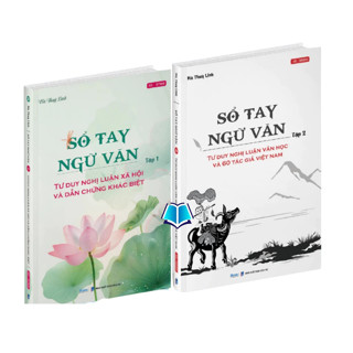 Sách - Sổ tay ngữ văn - tư duy nghị luận xã hội và (tập 1) tư duy nghị luận văn học (Tập 2) Moon