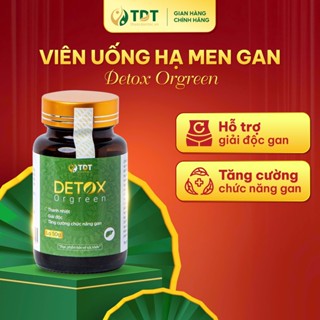 Viên Uống Tăng cường chức năng gan Detox Orgreen hỗ trợ giải độc thanh lọc cơ thể 50g