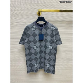 ÁO thun nam LV cổ tròn họa tiết tay ngắn phong cách trẻ trung chuẩn from