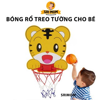 Bóng Rổ Treo Tường Cho Bé - Đồ Chơi Bóng Rổ Tăng Chiều Cao Phát Triển Thể Chất