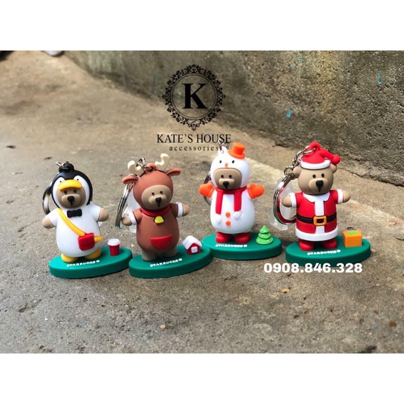 Móc khoá Starbucks phiên bản Noel