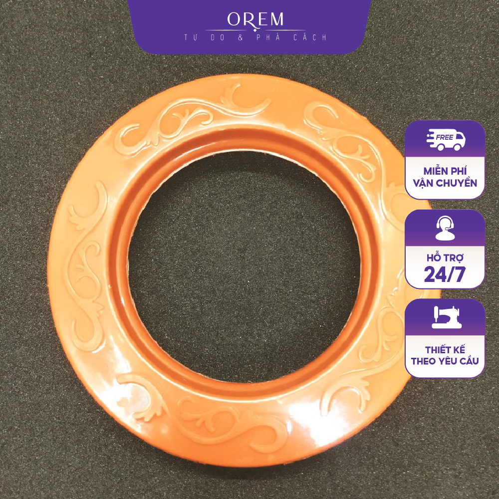Bộ 10 khoen ore may rèm cửa (trắng & nâu)