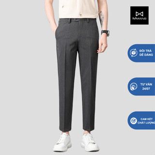 Quần âu nam MMANS chất vải poly cao cấp ống côn siêu co giãn 4 chiều dáng ôm body