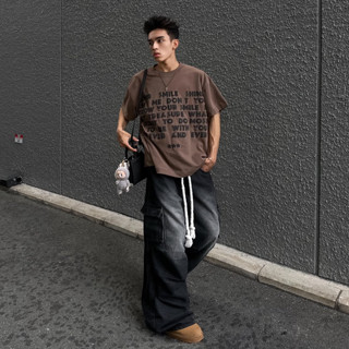 Áo thun unisex form boxy HEAVEN LÁ THƯ