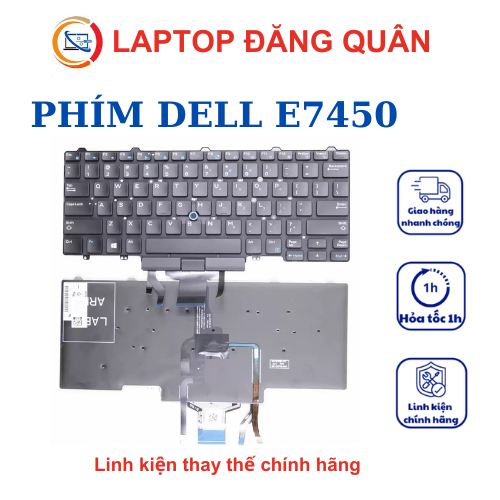 Bàn Phím Laptop Dell Latitude E7450 E5450 E5470 E7450 E7470 E7480 E7490