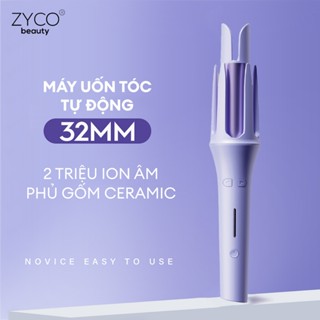 [BH 1 NĂM] Máy uốn tóc tự động Monster Beauty 32mm - Lớp phủ gốm Ceramic Tourmaline bảo vệ tóc.