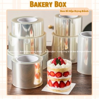 Cuộn Mica Bọc Viền Bánh Lạnh, Bánh Sinh Nhật, Bông Lan Trứng Muối